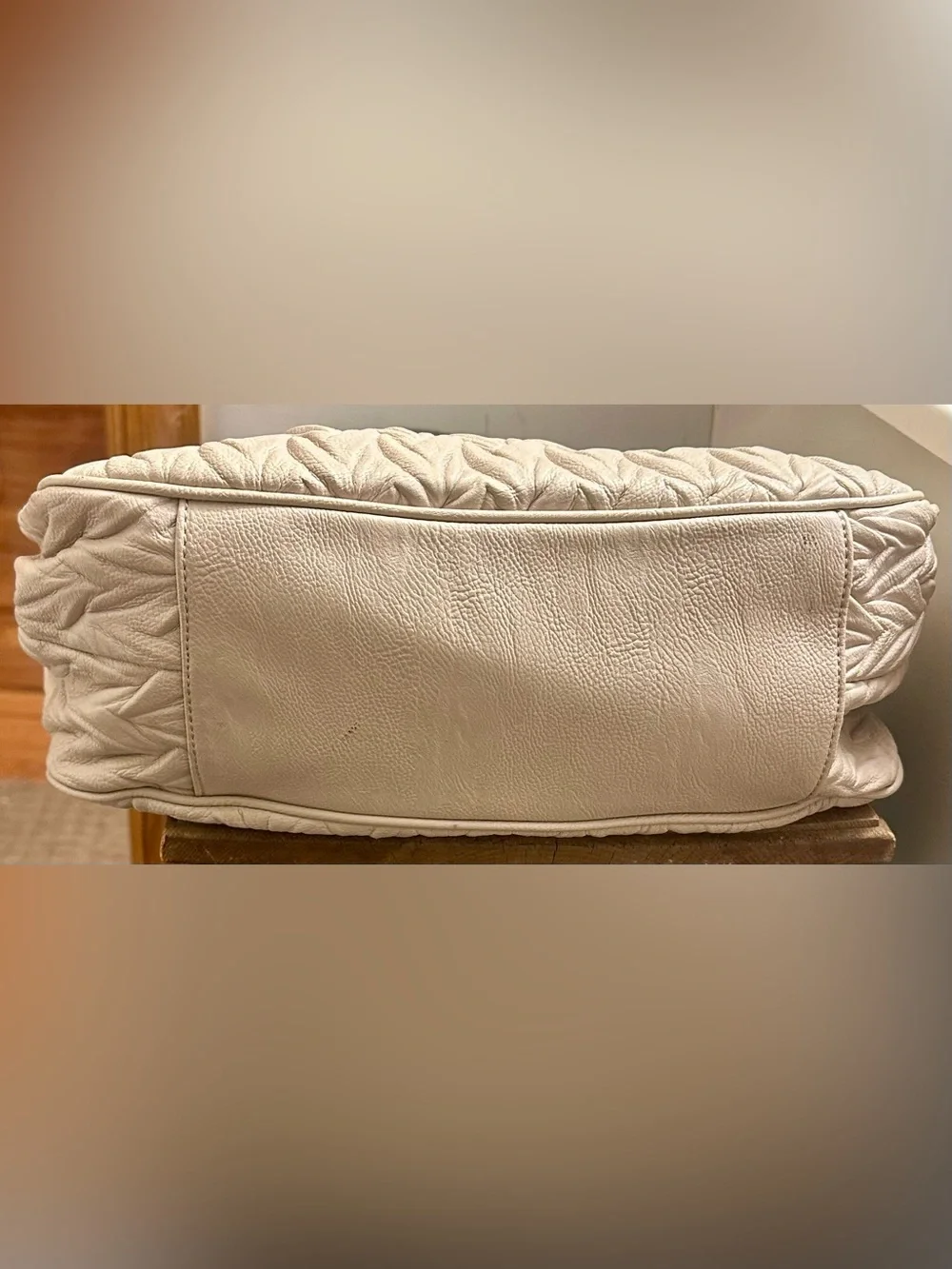 Simply Vera Vera Wang Quilted Hobo Bag in Beige